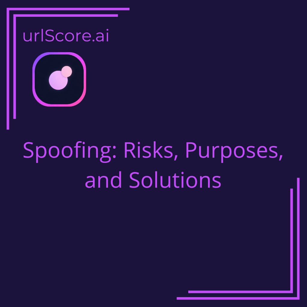 Spoofing: Risks, Purposes, and Solutions