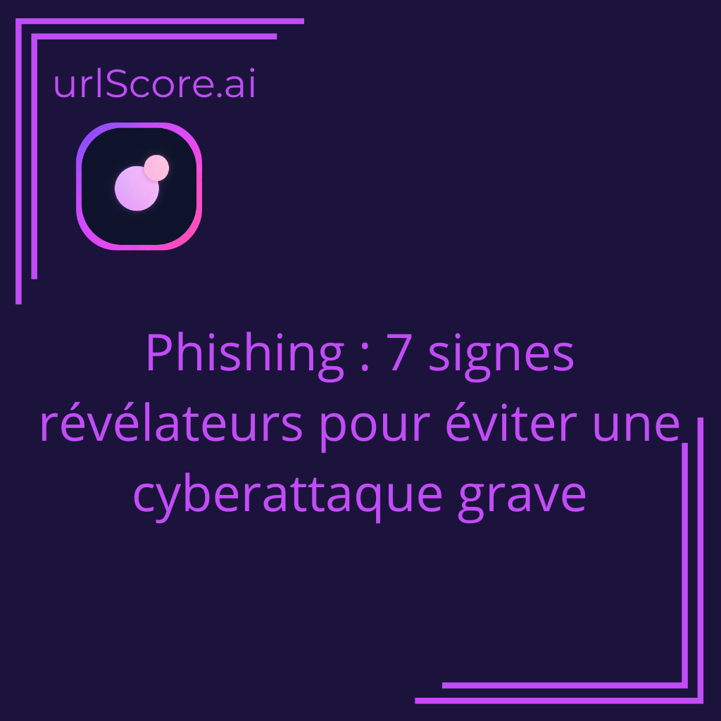 Phishing : 7 signes révélateurs pour éviter une cyberattaque grave
