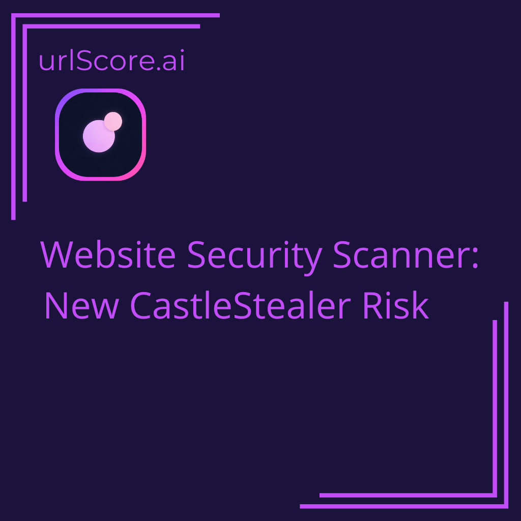 Website Security Scanner: New CastleStealer Risk