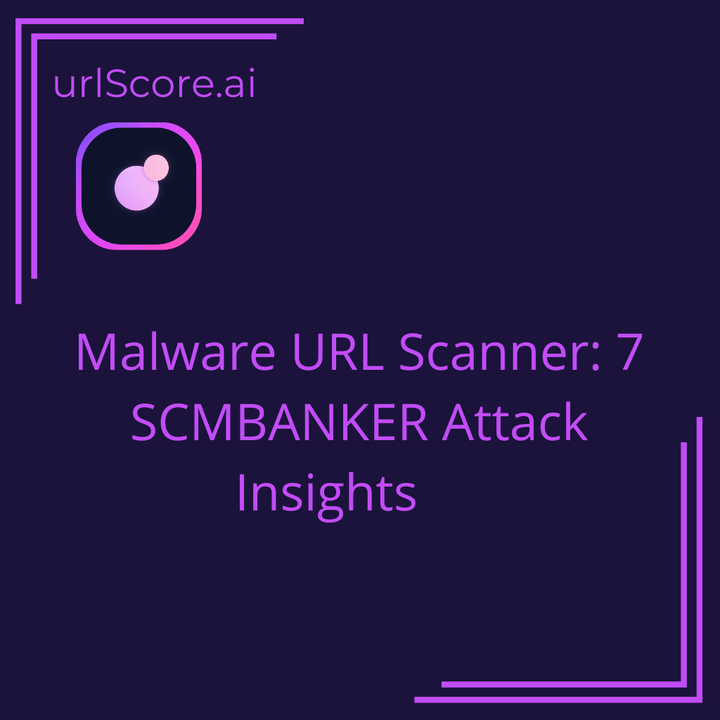 Malware URL Scanner: 7 SCMBANKER Attack Insights